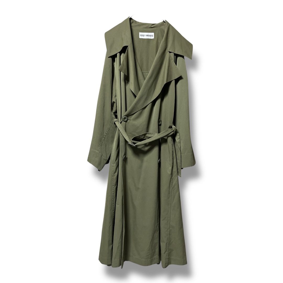 ISSEY MIYAKE イッセイミヤケ トレンチコート ロングコート フレア 
