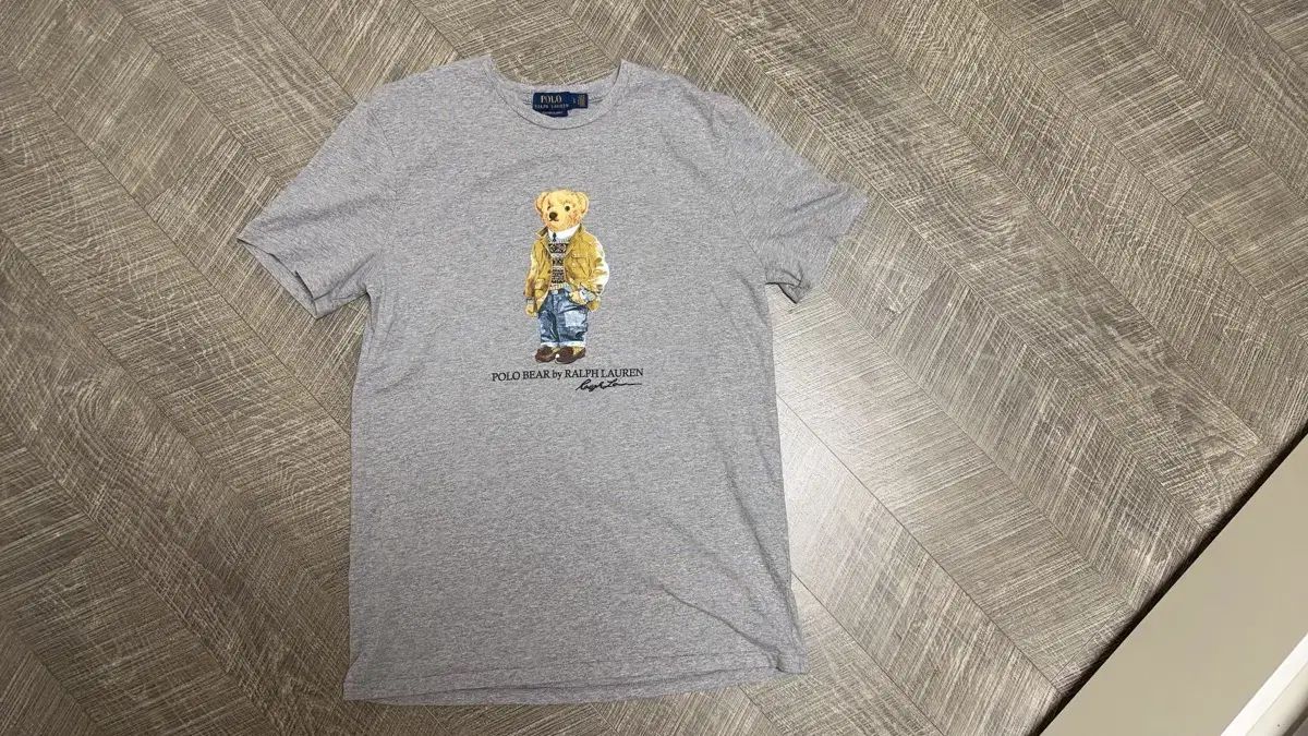 ポロラルフローレン ポロベア 半袖Tシャツ グレー L