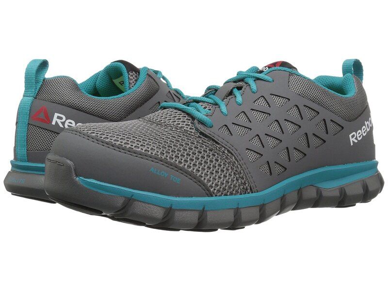 リーボック レディース シューズ スニーカー Reebok Work Sublite Cushion Work Alloy Toe SD GreyTurquoise グレー
