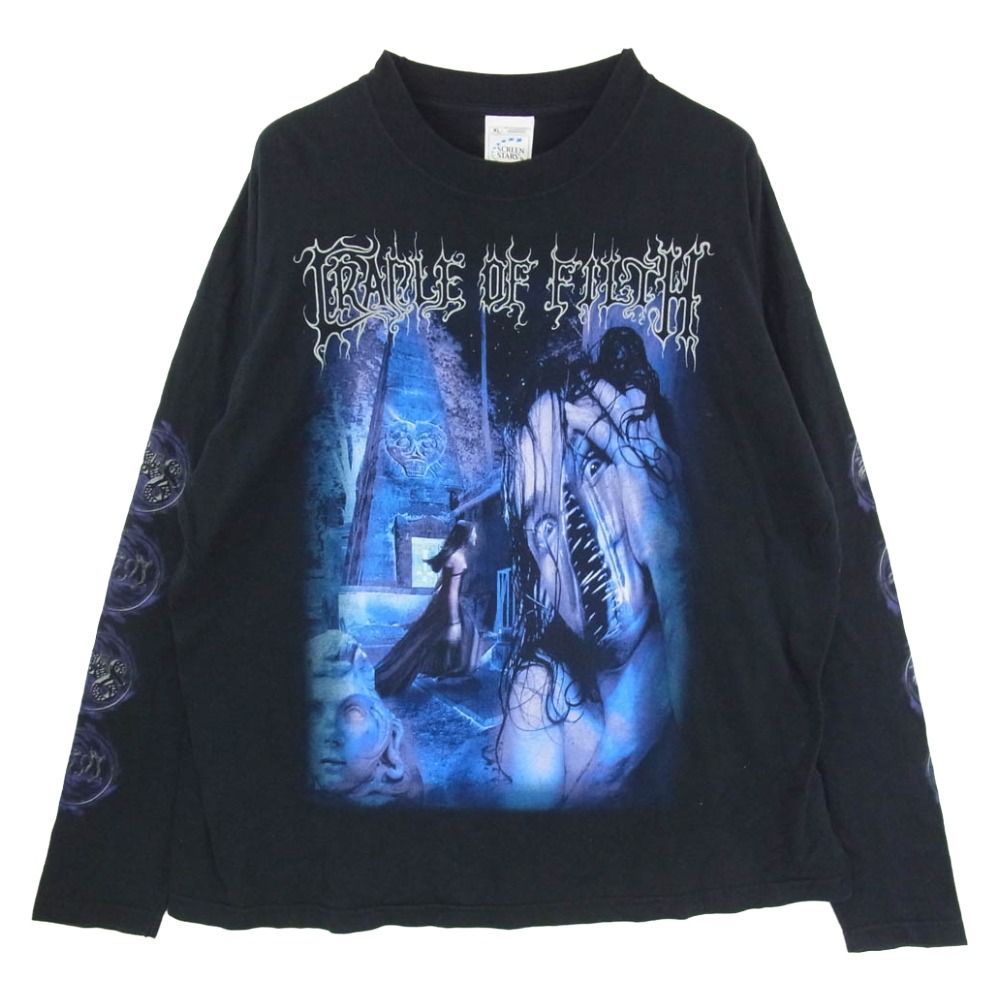ヴィンテージ VINTAGE 00s cradle of filth Cthulhu Dawn LS TEE クレイドル オブ フィルス クトゥルフドーン 長袖 Tシャツ ブラック系 XL【中古】