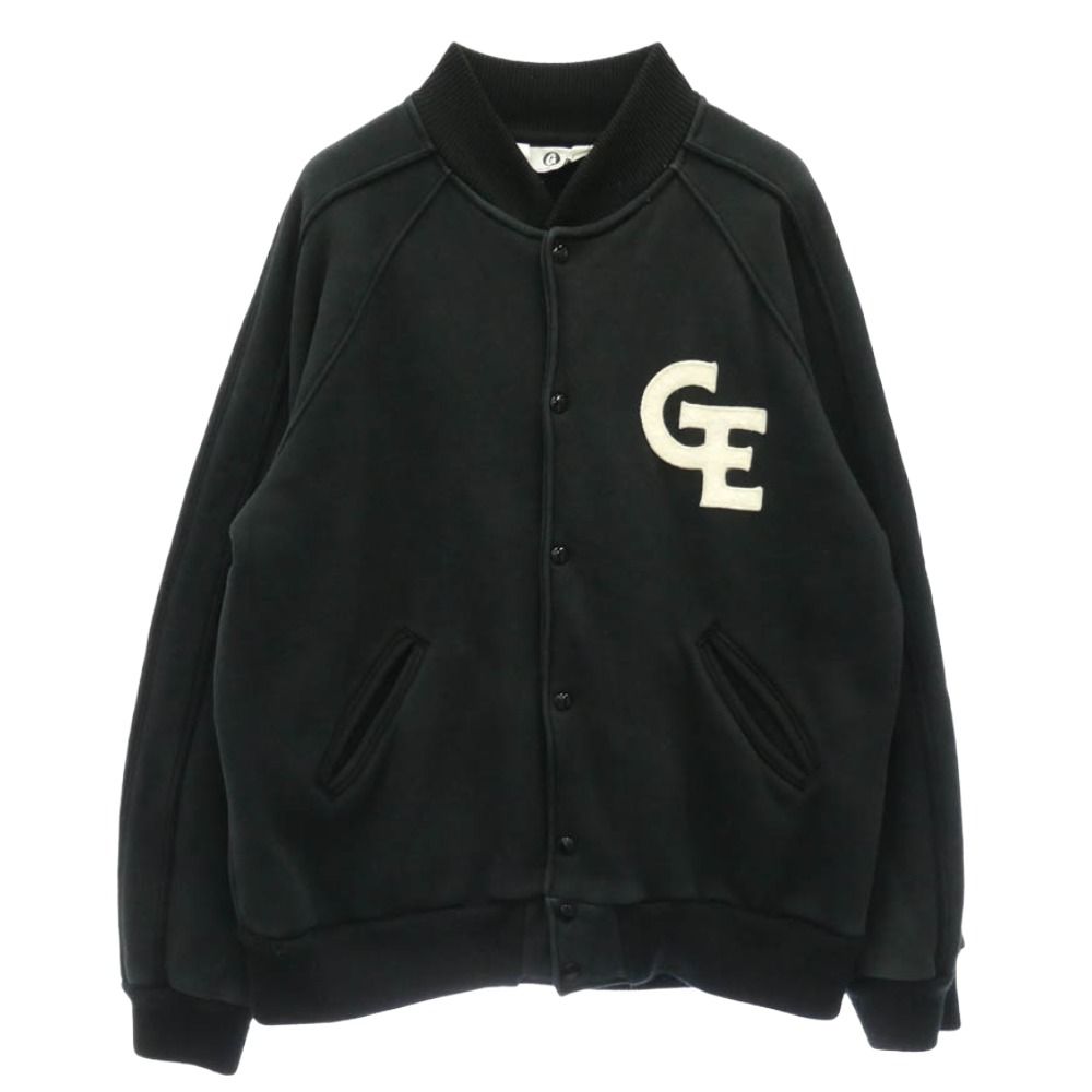90s GOOD ENOUGH スタジャン GOODENOUGH グッドイナフ 90s フェルト ロゴ スナップボタン