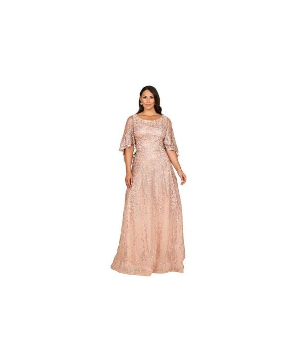 ララ レディース トップス ワンピース ケープデザイン キャップ ケープ Lara Womens Cape Sleeve Mothers Gown Blush ブラッシュ