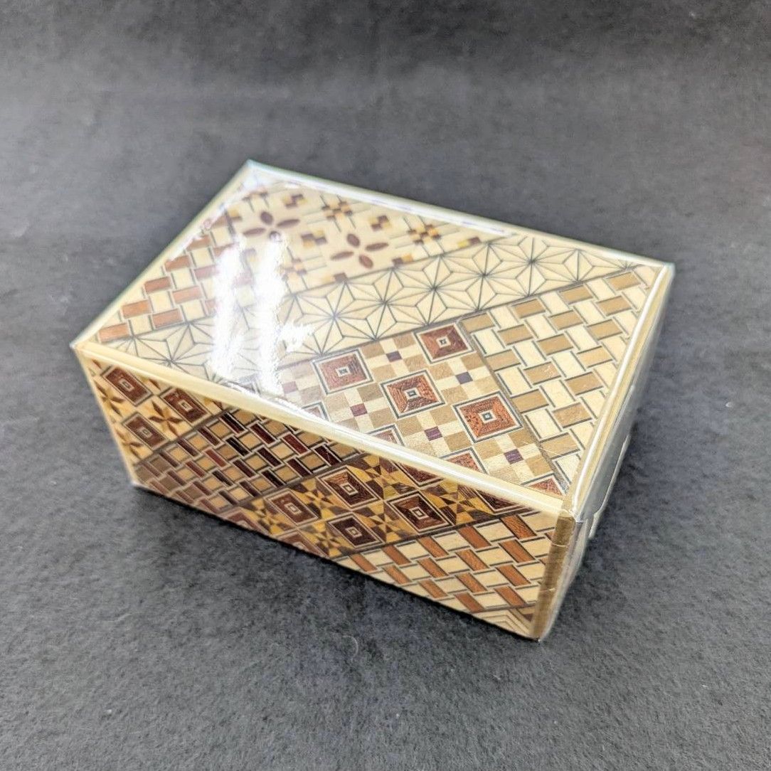 寄木細工　秘密箱　4寸12回