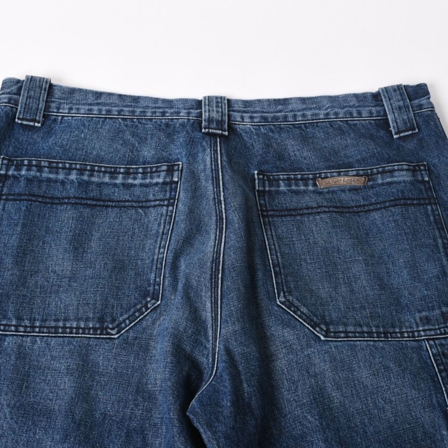 極美品 CHROME HEARTS クロムハーツ カーペンター デニムパンツ クロス