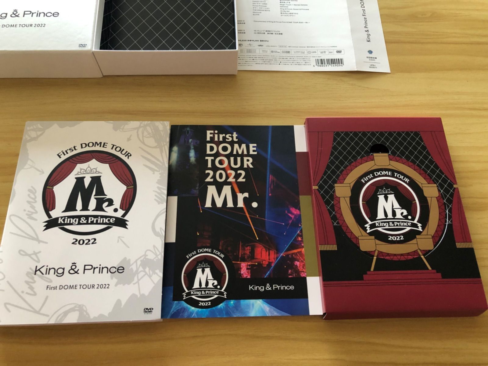 中古] [DVD] King & Prince/First DOME TOUR 2022～Mr.～ (帯、特典