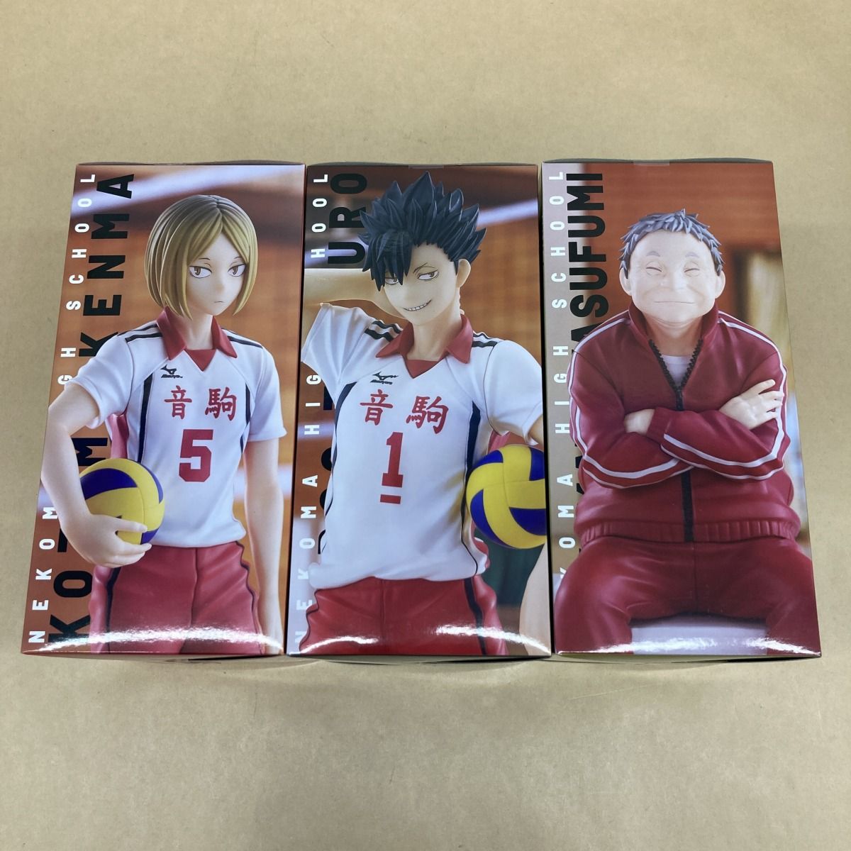 【新品未開封】ハイキュー フリューくじ フィギュア 孤爪研磨 黒尾鉄朗 猫又監督 フリューくじ ハイキュー!! A賞 孤爪研磨/B賞 黒尾鉄朗/C賞 猫又監督