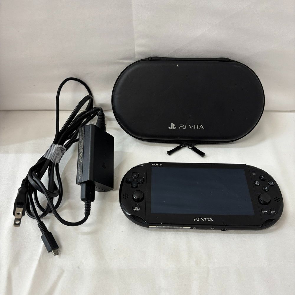 ◆SONY PSVITA PCH-2000 ブラック ケース付き 919