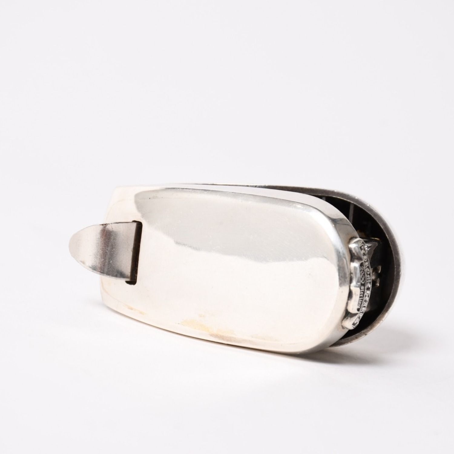 極美品 CHROME HEARTS クロムハーツ FLORAL CROSS STAPLER フローラル