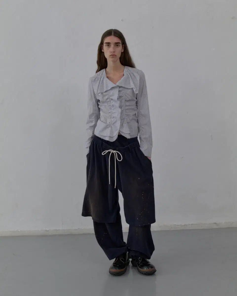 エルシーディーシー Lcdc レイヤード デザインテープ ジャージ パンツ ネイビー