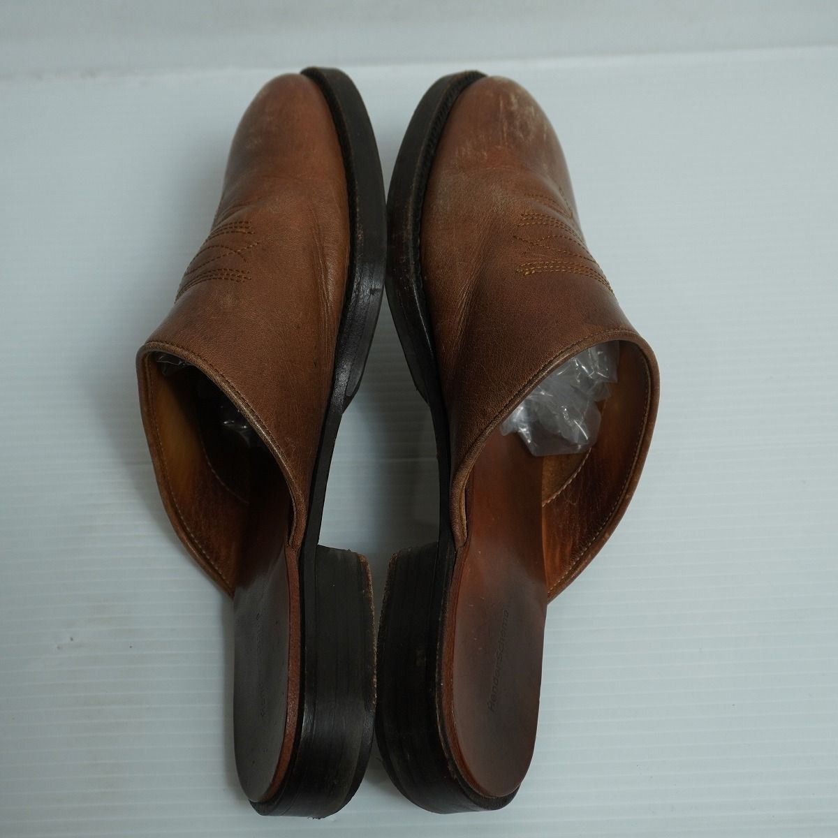 正規 HENDER SCHEME エンダースキーマ CHEAK チーク レザー ミュール