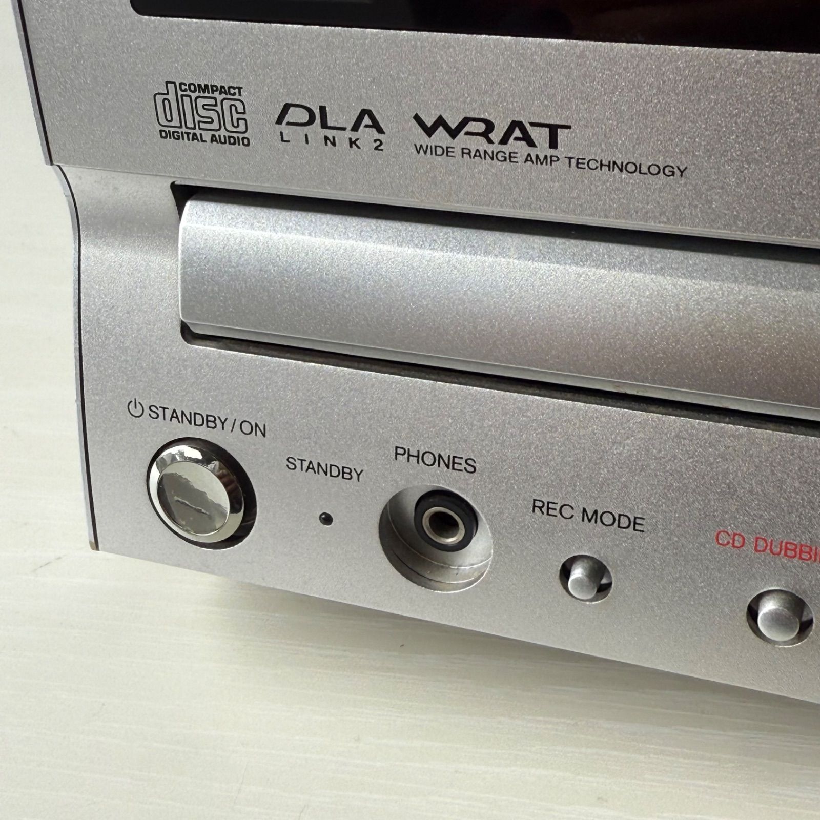 MDコンポ ONKYO FR-7GX 動作未確認 液晶良好 リモコン付 CD MD