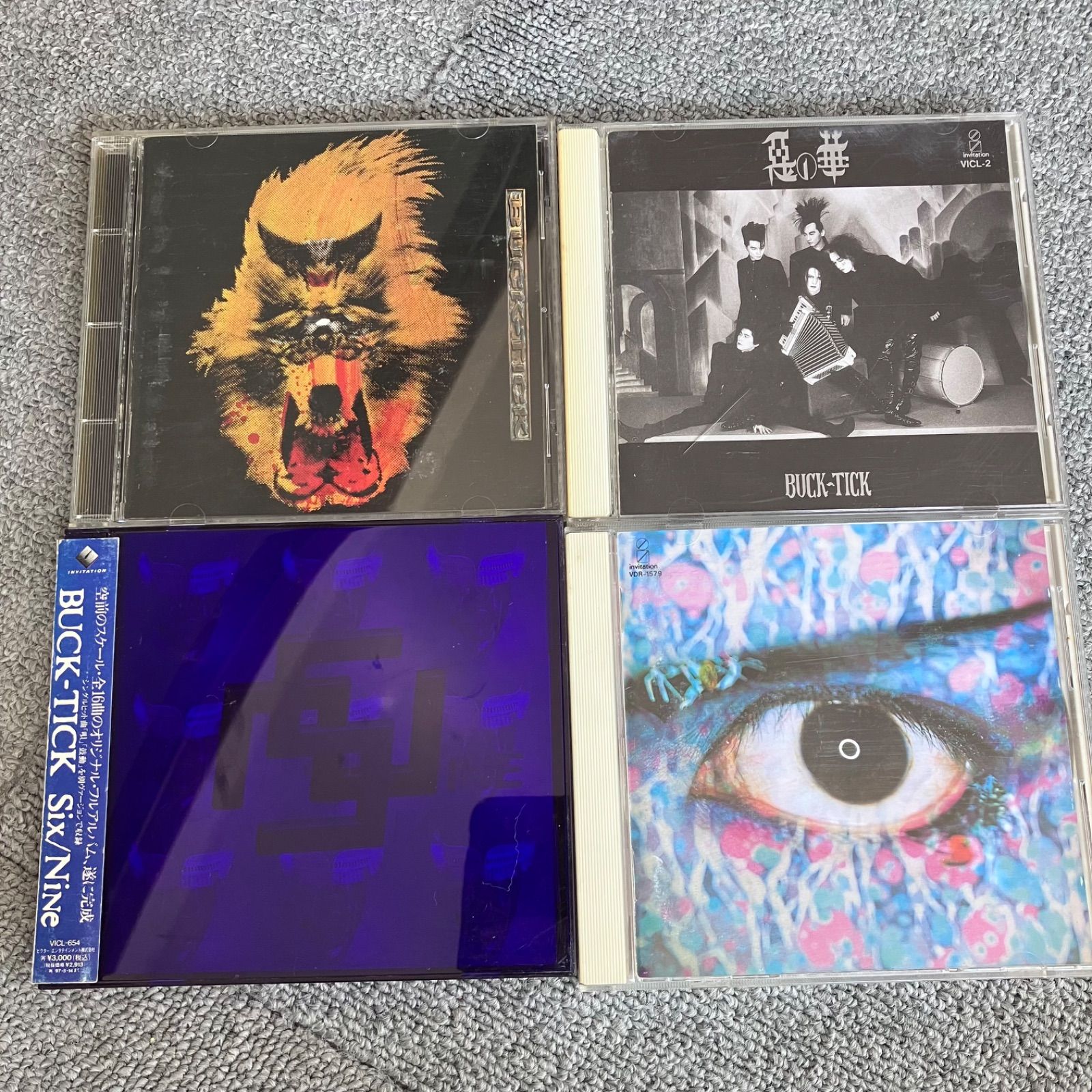 BUCK-TICK CD アルバム 4枚セット 悪の華 Six/Nine darker than