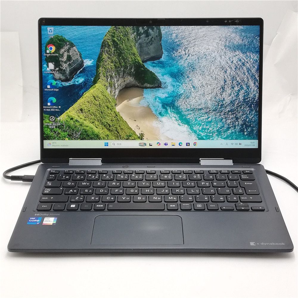 高性能 Wi-Fi有 タッチ可 中古ノートパソコン 東芝 V83/KV Core i7 1260P 16GB 256G 高速SSD 無線LAN カメラ Windows11 Office済 即使用可