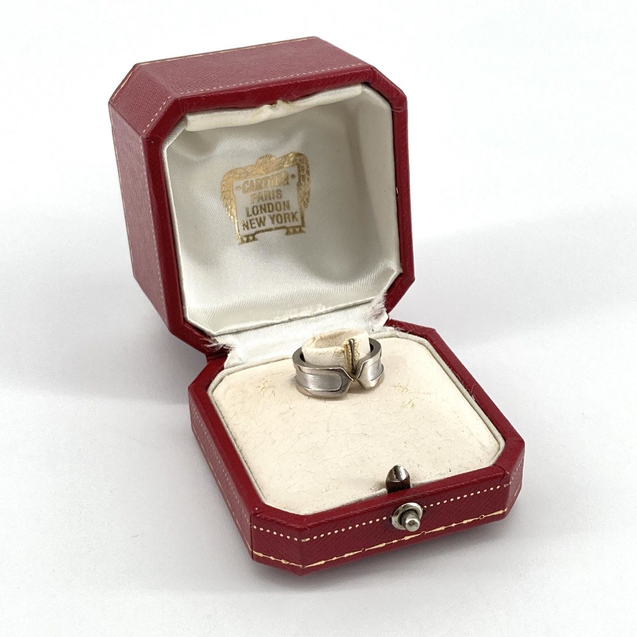 CARTIER（カルティエ） C2リング 750WG #49 ＃8号 リング・指輪 7.80g
