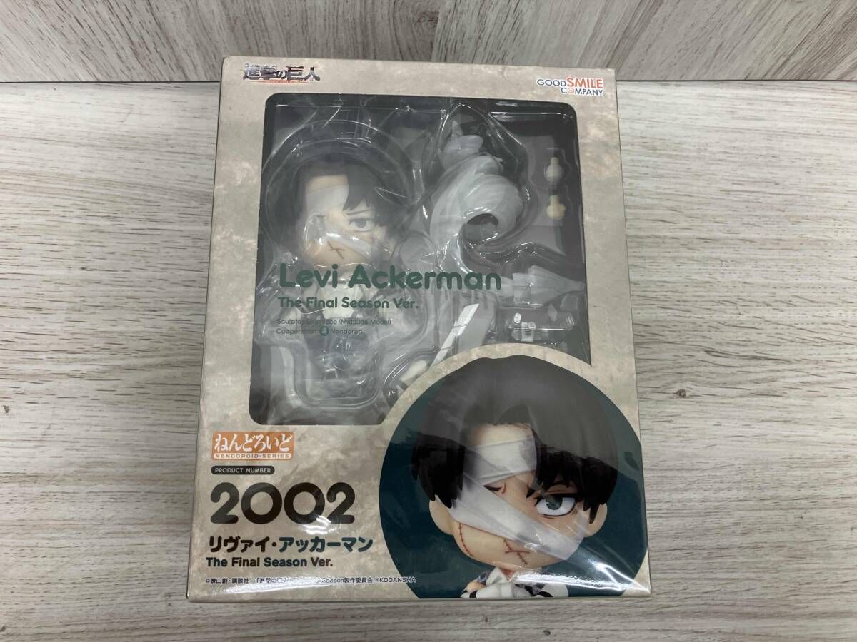 進撃の巨人　リヴァイ・アッカーマン　ねんどろいど　2002 ねんどろいど 2002 進撃の巨人 リヴァイ・アッカｰマン The Final
