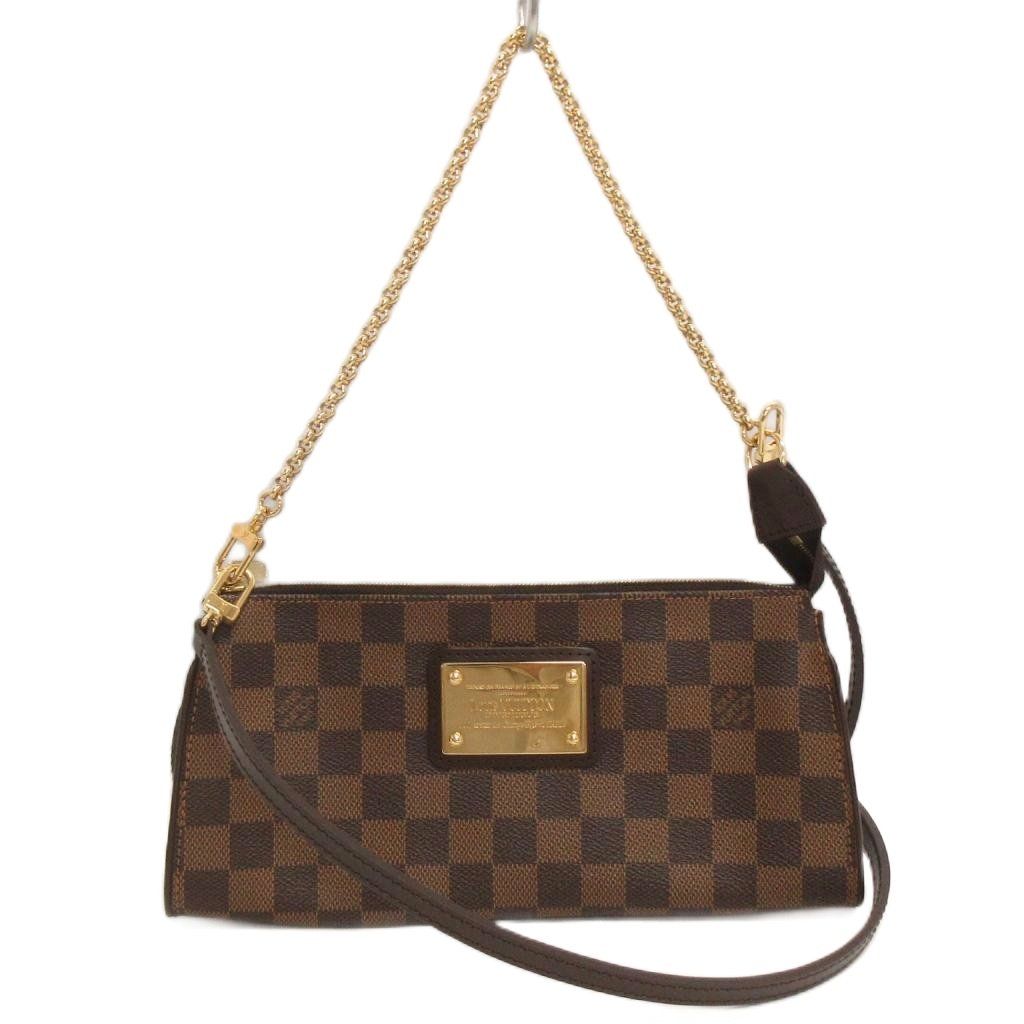 ルイヴィトン LOUIS VUITTON 美品 ダミエ エヴァ チェーン ショルダー