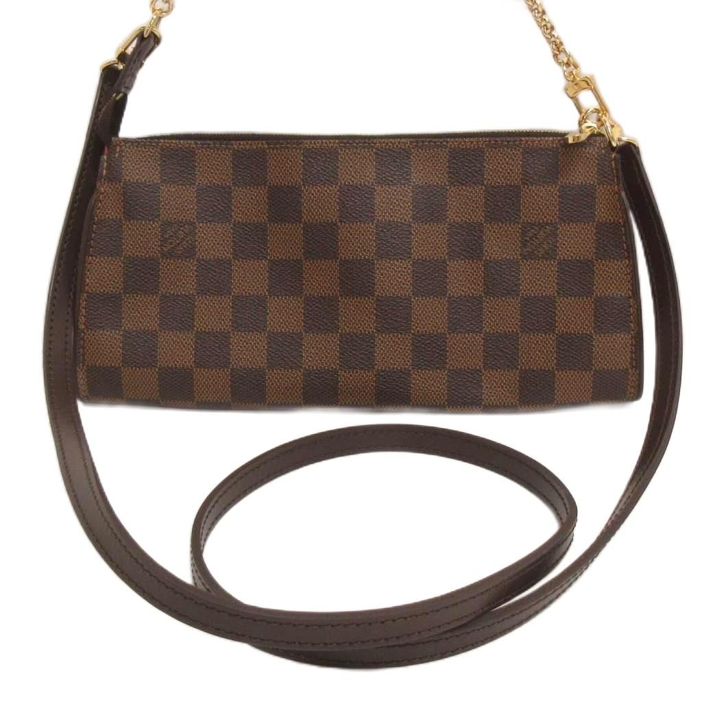ルイヴィトン LOUIS VUITTON 美品 ダミエ エヴァ チェーン ショルダー