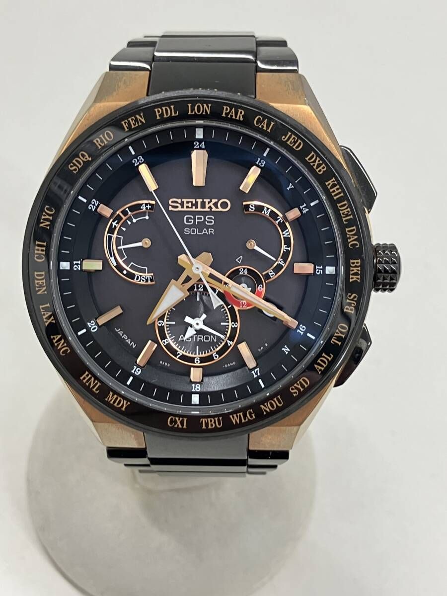ジャンク SEIKO ASTRON 8X53-0AV0-2 8D＊＊＊＊ GPSソーラー メンズ