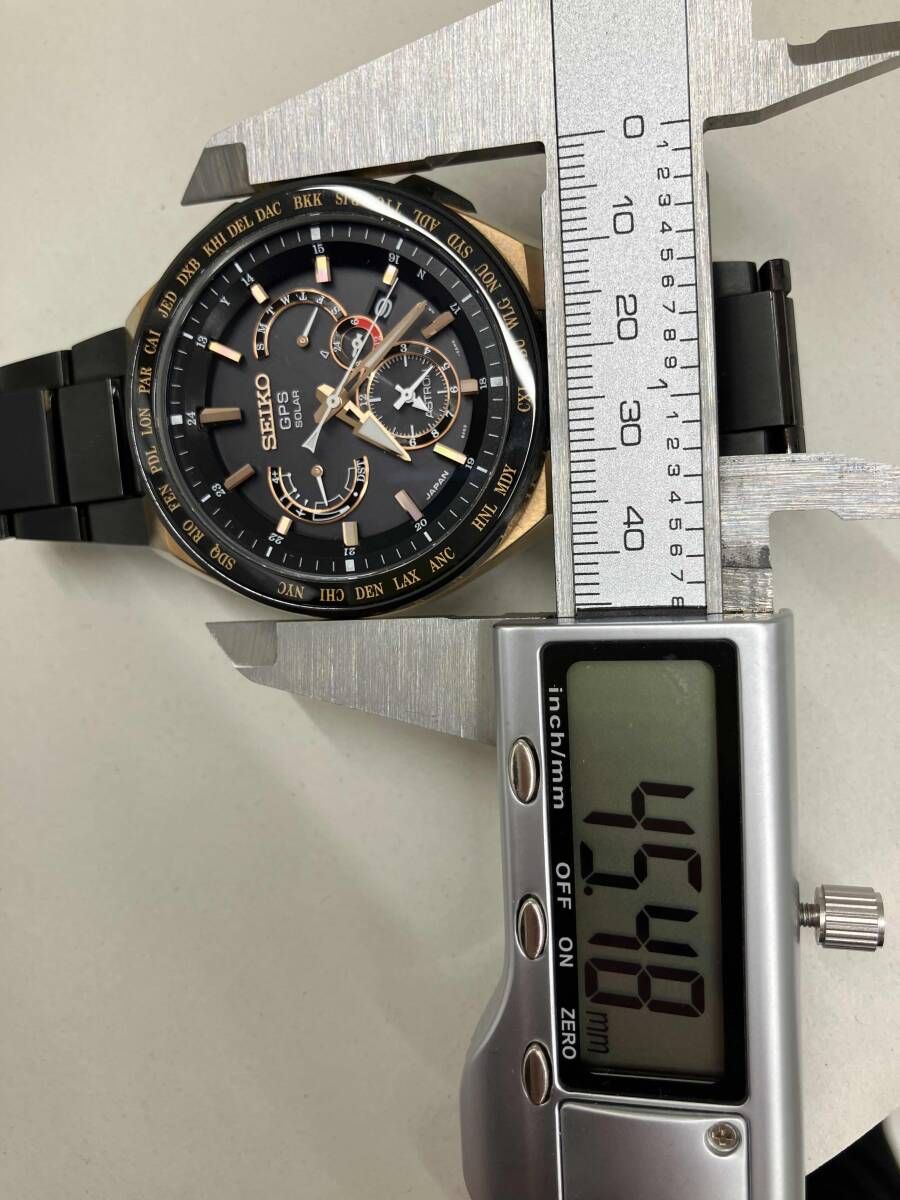 ジャンク SEIKO ASTRON 8X53-0AV0-2 8D＊＊＊＊ GPSソーラー メンズ
