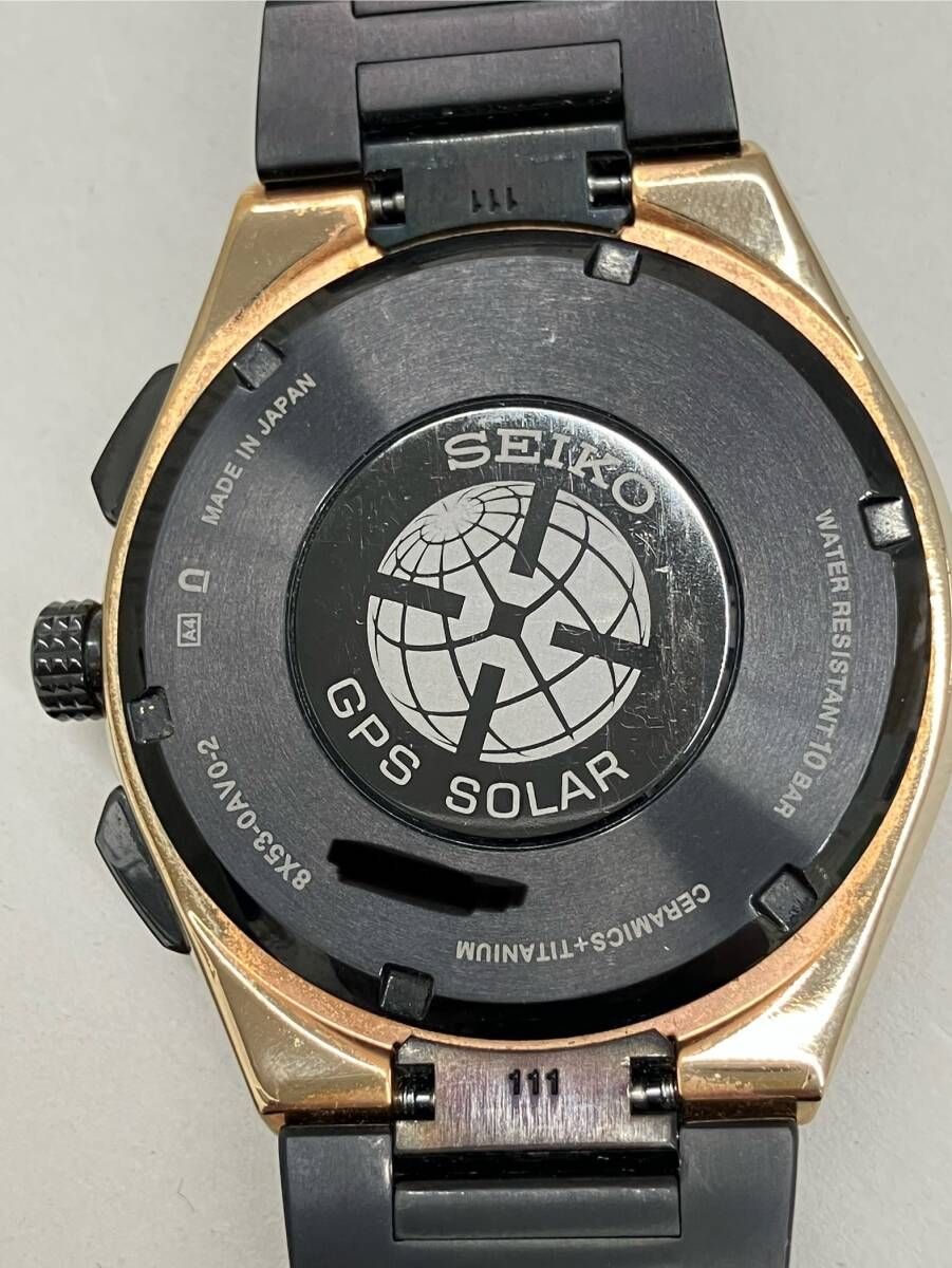 ジャンク SEIKO ASTRON 8X53-0AV0-2 8D＊＊＊＊ GPSソーラー メンズ