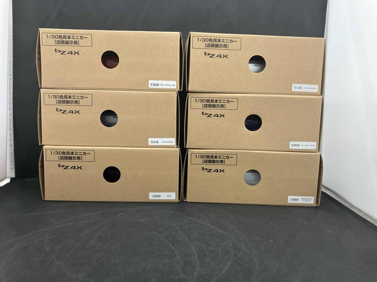 新型bZ4x 1/30 カラーサンプル【6色セット　モノトーン】 新型bZ4x 1⁄30 カラーサンプル6色セット モノトーン 新型bZ4x 1⁄30