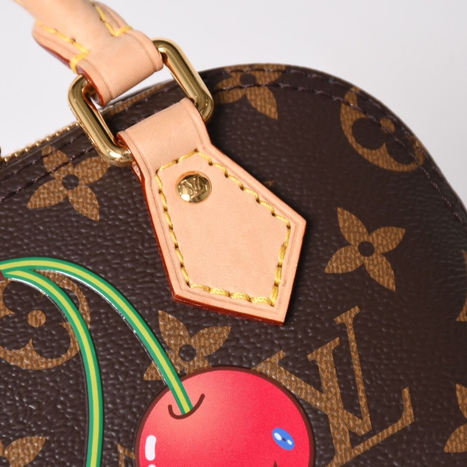 極美品 LOUIS VUITTON ルイヴィトン モノグラムキャンバス チェリー TM