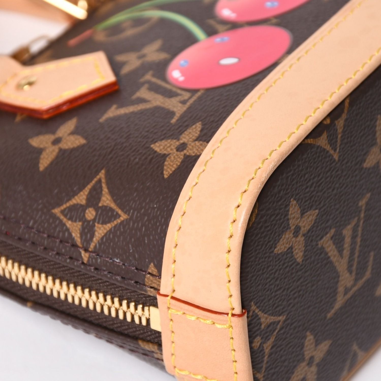 極美品 LOUIS VUITTON ルイヴィトン モノグラムキャンバス チェリー TM