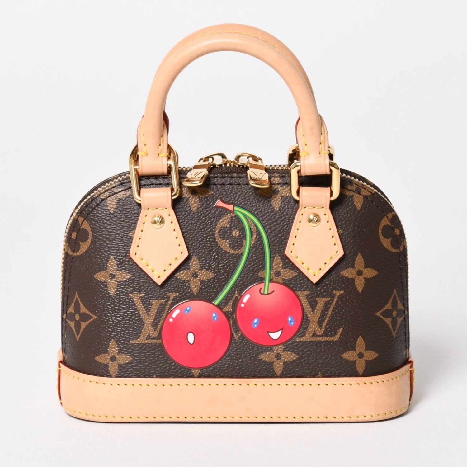 極美品 LOUIS VUITTON ルイヴィトン モノグラムキャンバス チェリー TM