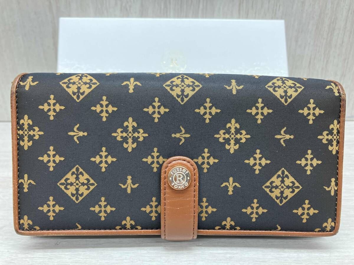 russet ラシット 長財布 モノグラムナイロン長財布 モノグラム柄 