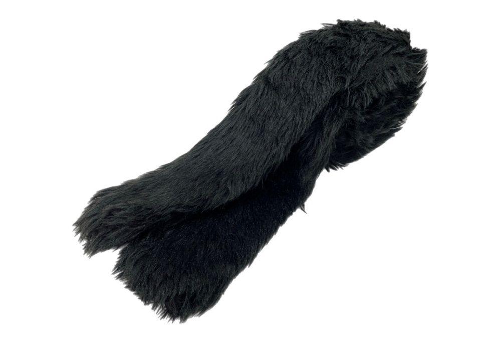 コムデギャルソン COMME des GARCONS tricot 90s Fake Fur Tippet フェイク ファー ティペット アーカイブ マフラー ストール 黒 マフラー・ストール 無地 ブラック 104Z-42 11,154円