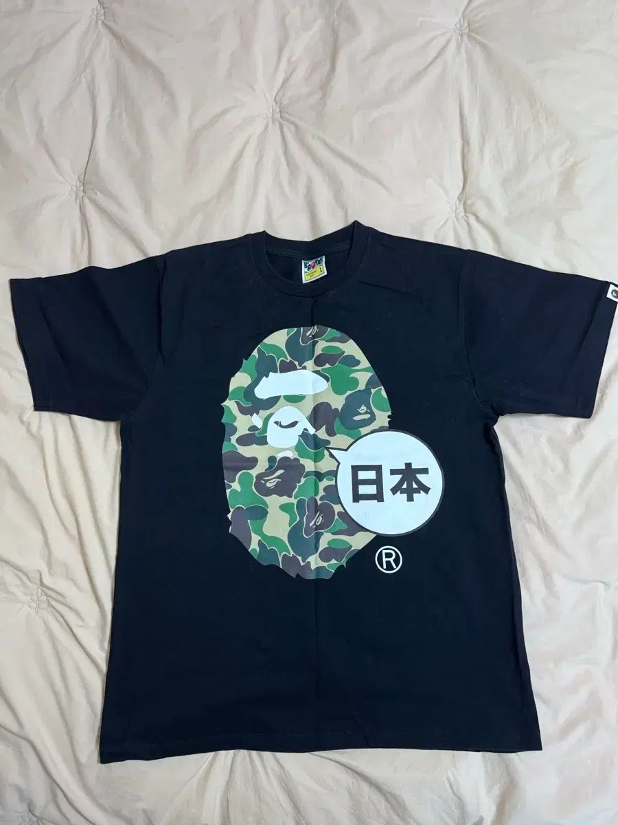 L アベイシングエイプ ジャパン BIG エイプ HEAD シティ Tシャツ ブラック