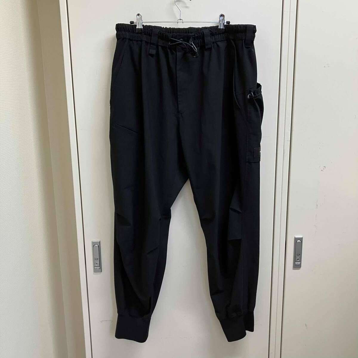 23SS Y-3 その他ロングパンツ RIPSTOP CUF PNT IL2046 ブラック size:L ワイスリー