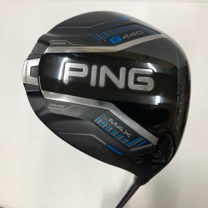 ピン G440 MAX 9度 TOUR 2.0 CHROME 65 Sフレックス ドライバー 中古