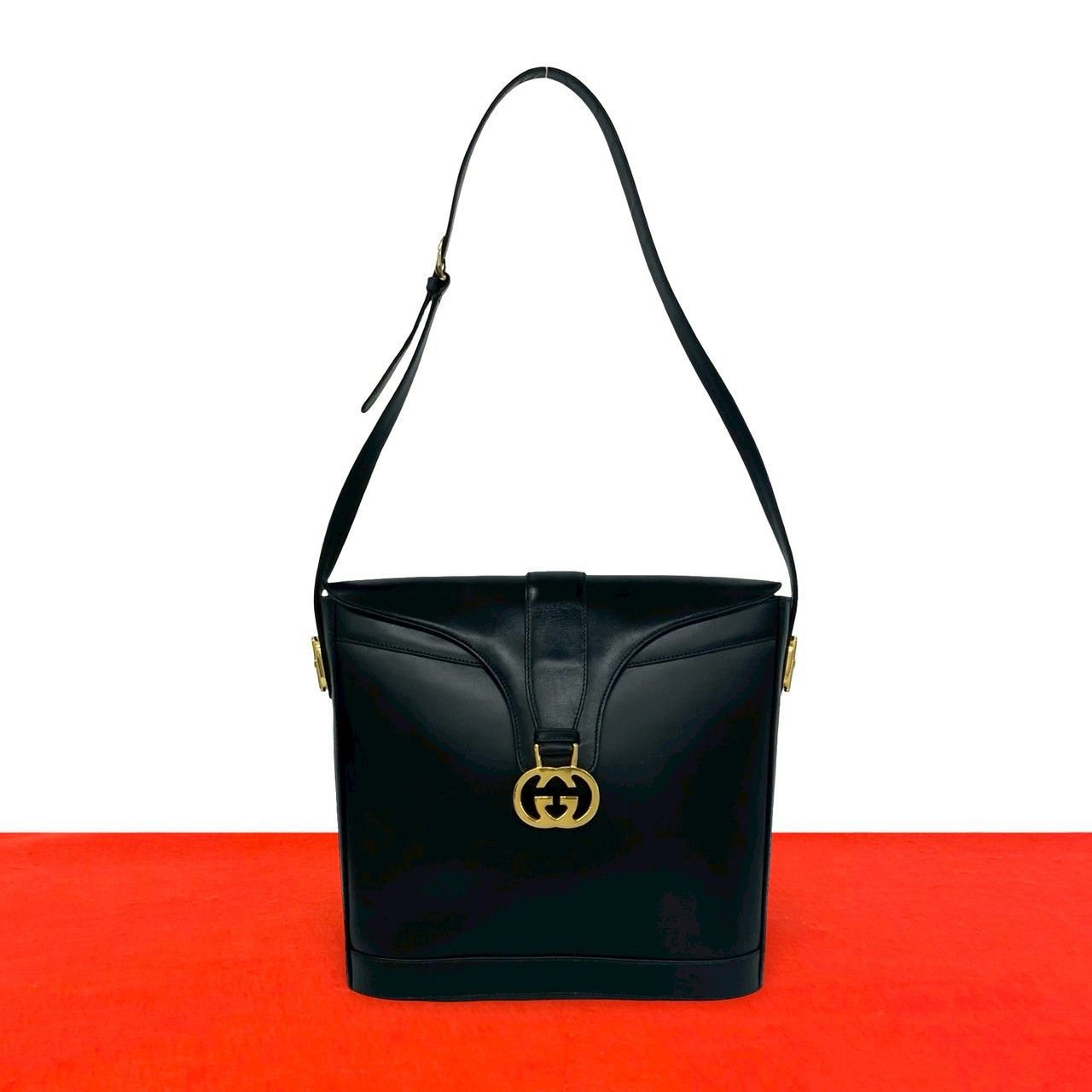 極 美品 GUCCI グッチ オールドグッチ ヴィンテージ シェリーライン GG
