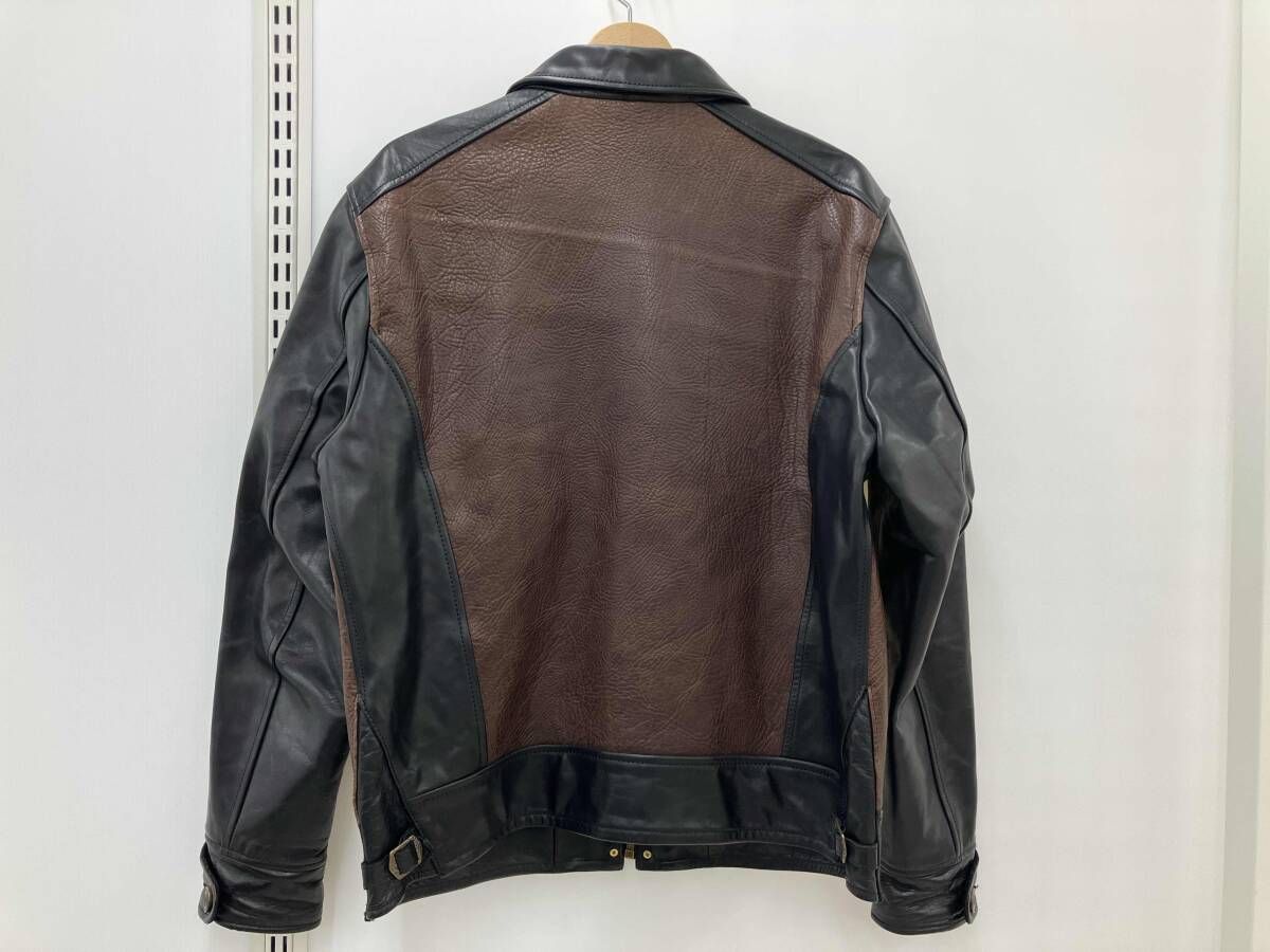 革ジャン CIDU LEATHERS シヅレザーズ レザージャケット シングル