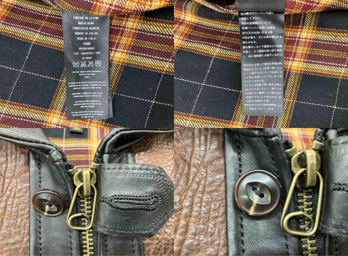 革ジャン CIDU LEATHERS シヅレザーズ レザージャケット シングル