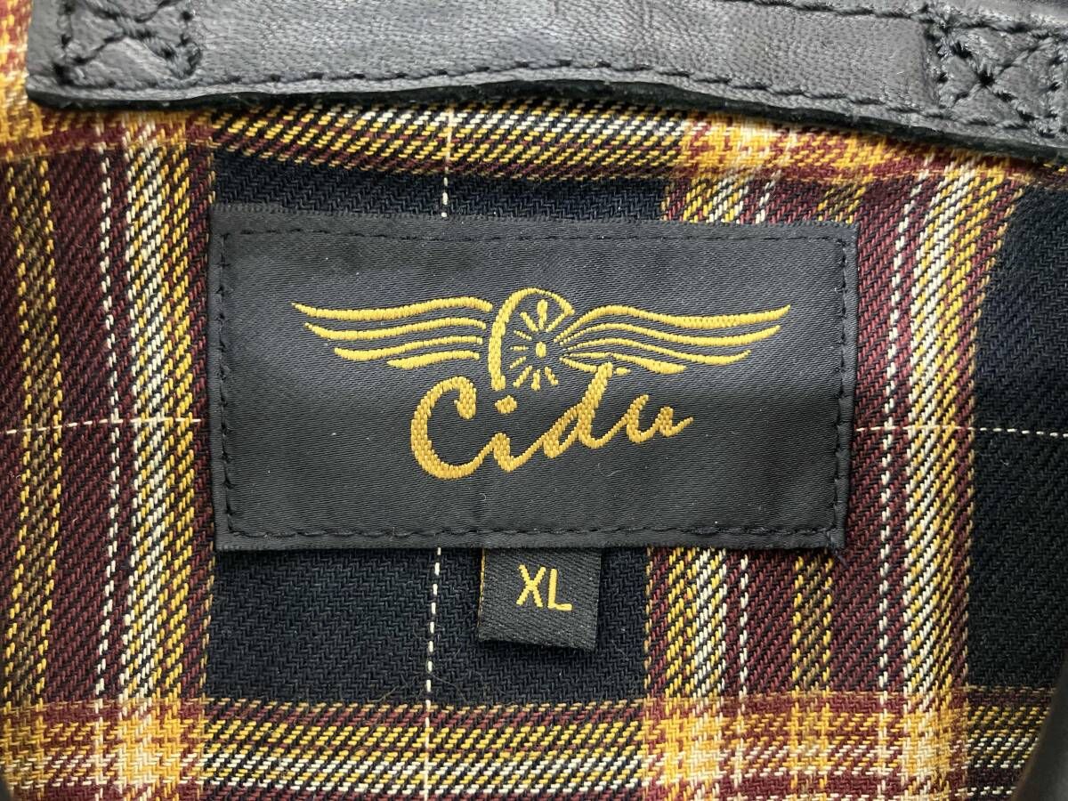 革ジャン CIDU LEATHERS シヅレザーズ レザージャケット シングル