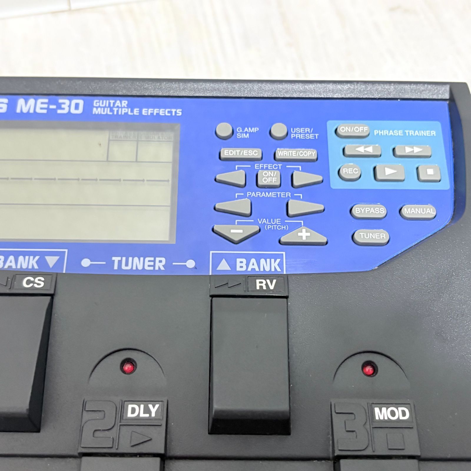 動作確認済】BOSS ME-30 マルチエフェクター - メルカリ
