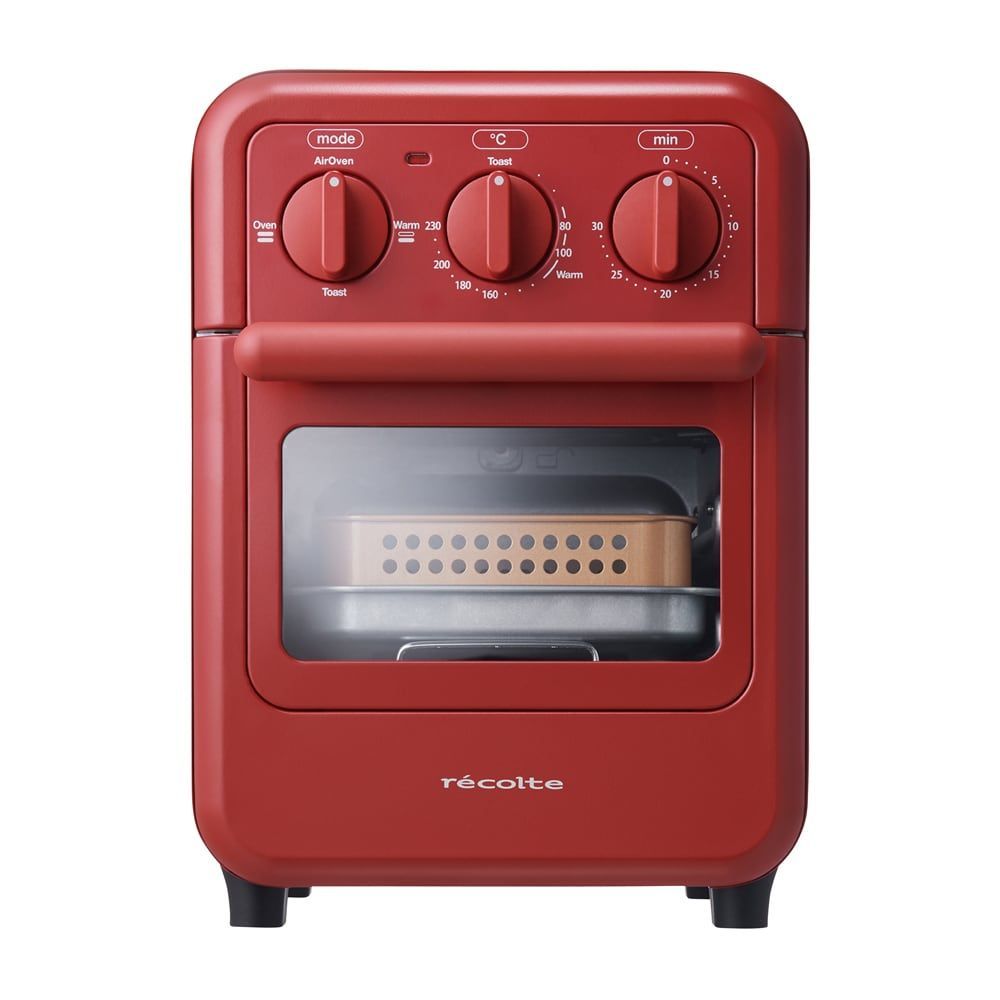 【新品未使用】レコルト エアーオーブントースター　レッド 　RFT-1（R）