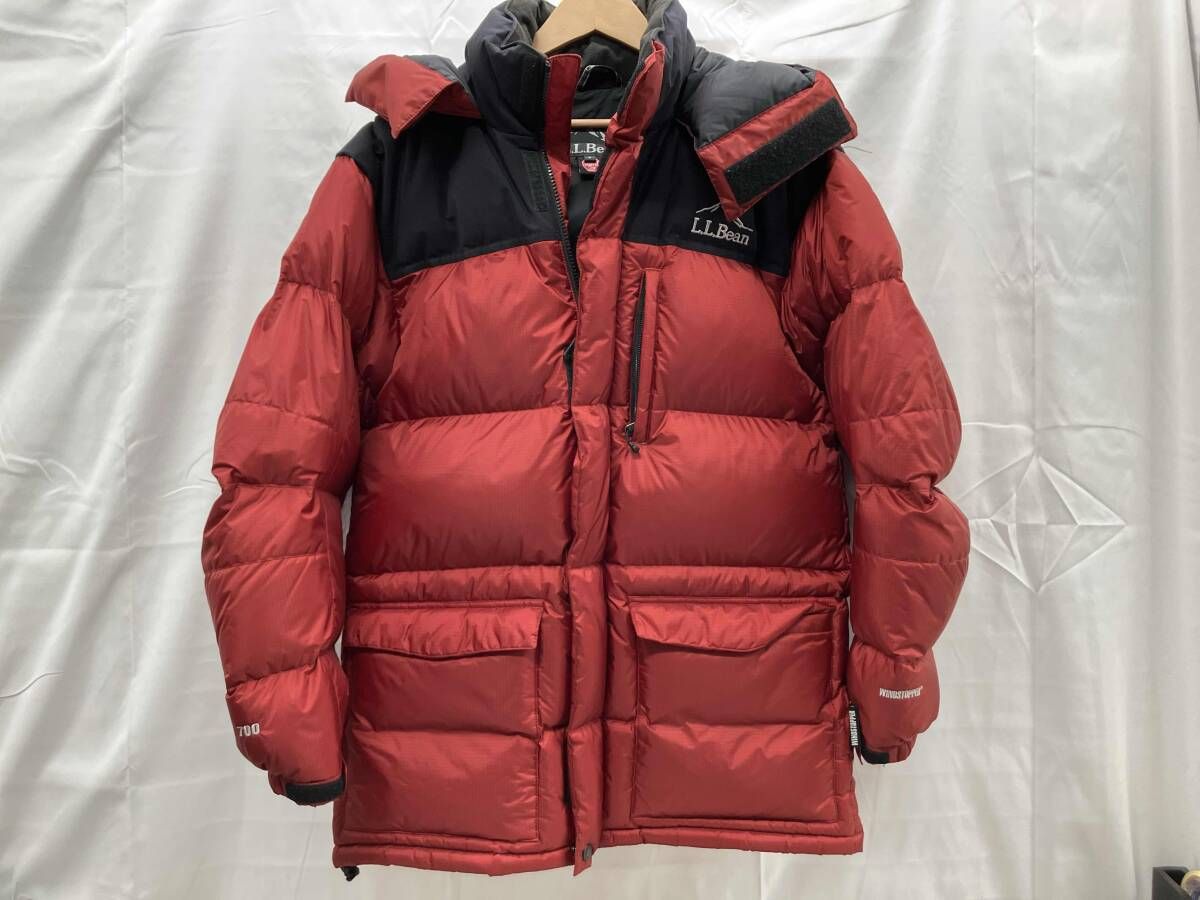 L.L.Bean エルエルビーン ダウンジャケット OKAJ8 表記サイズS レッド