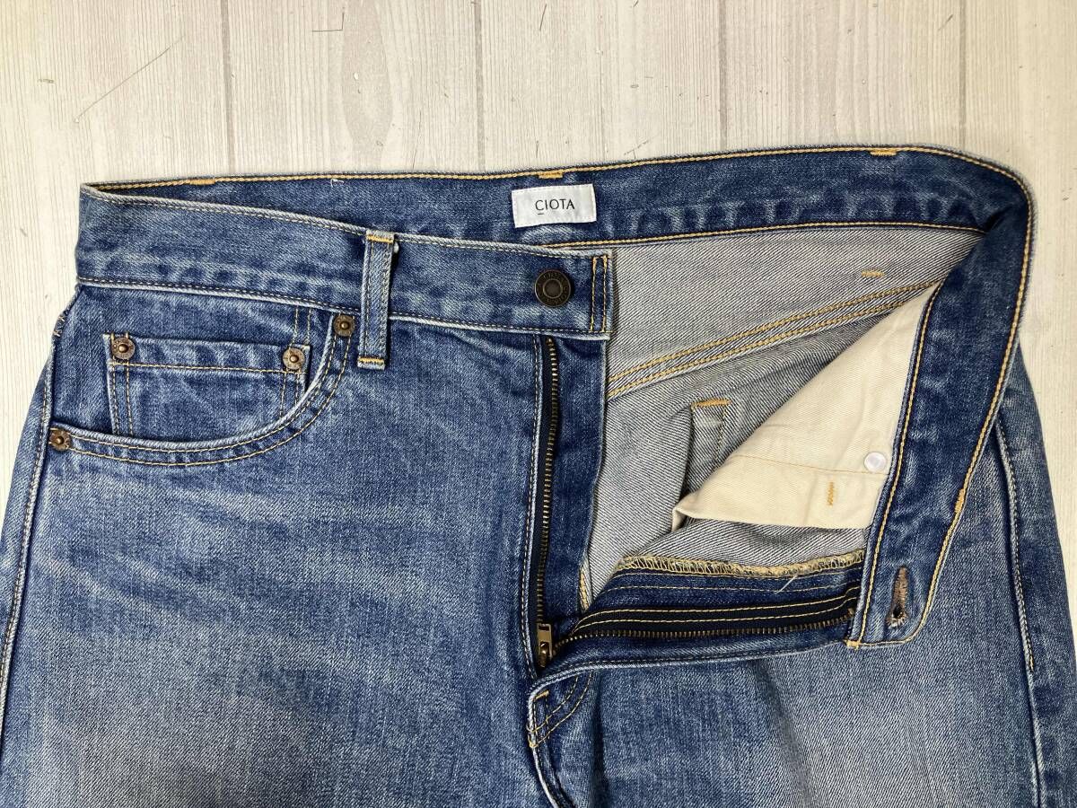CIOTA シオタ NPTM-6RF 13.5oz ワイド テーパード デニム ジーンズ