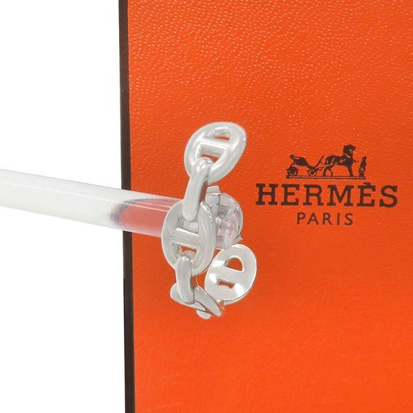 【極美品】HERMES エルメス Enchainee Earrings Chaine dAncre シェーヌダンクル アンシェネ ピアス シルバー 925 付属品〇 47754