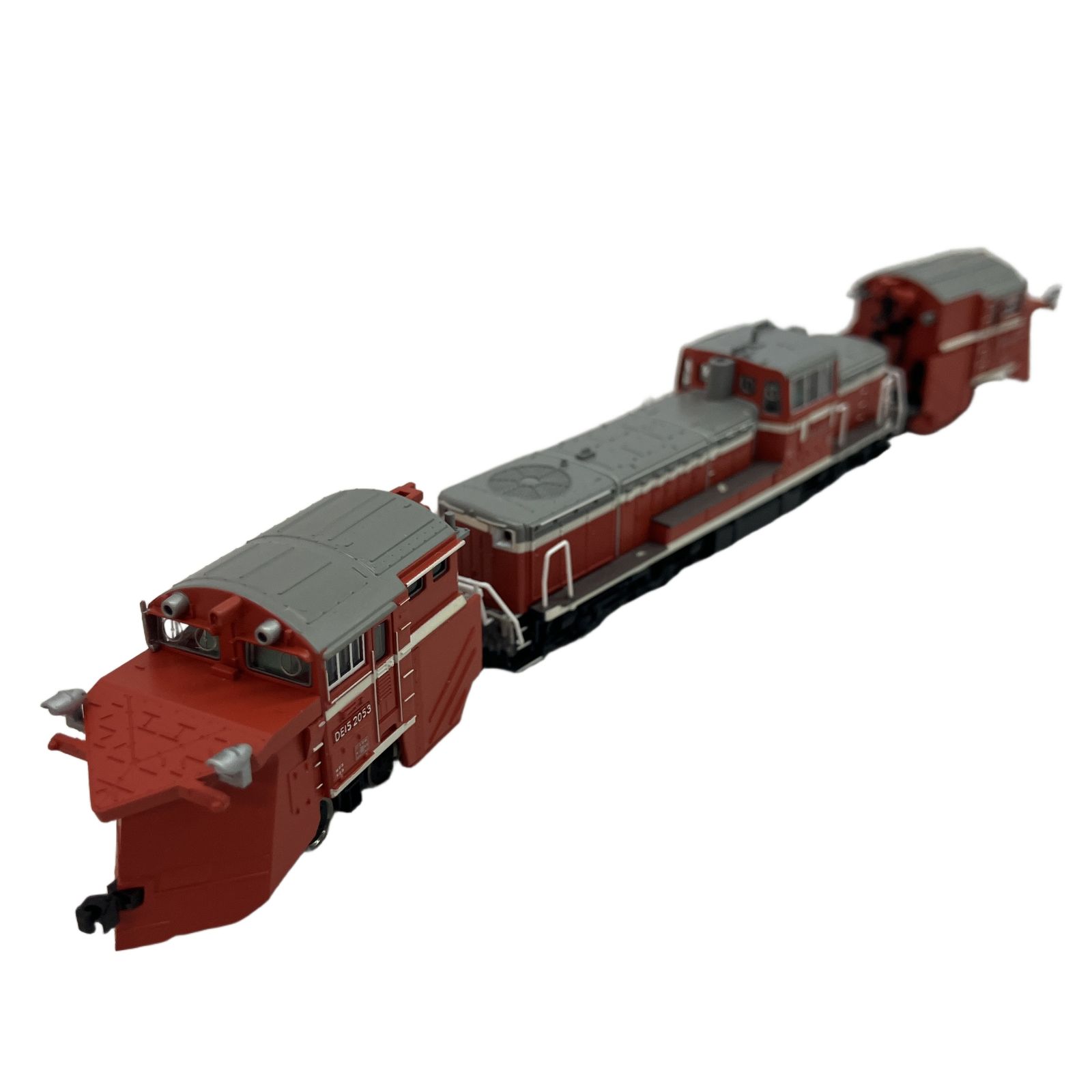 MICRO ACE A8710 DE15-2053 単線用ラッセル 3両セット Nゲージ 鉄道模型 マイクロエース 中古 C11439983