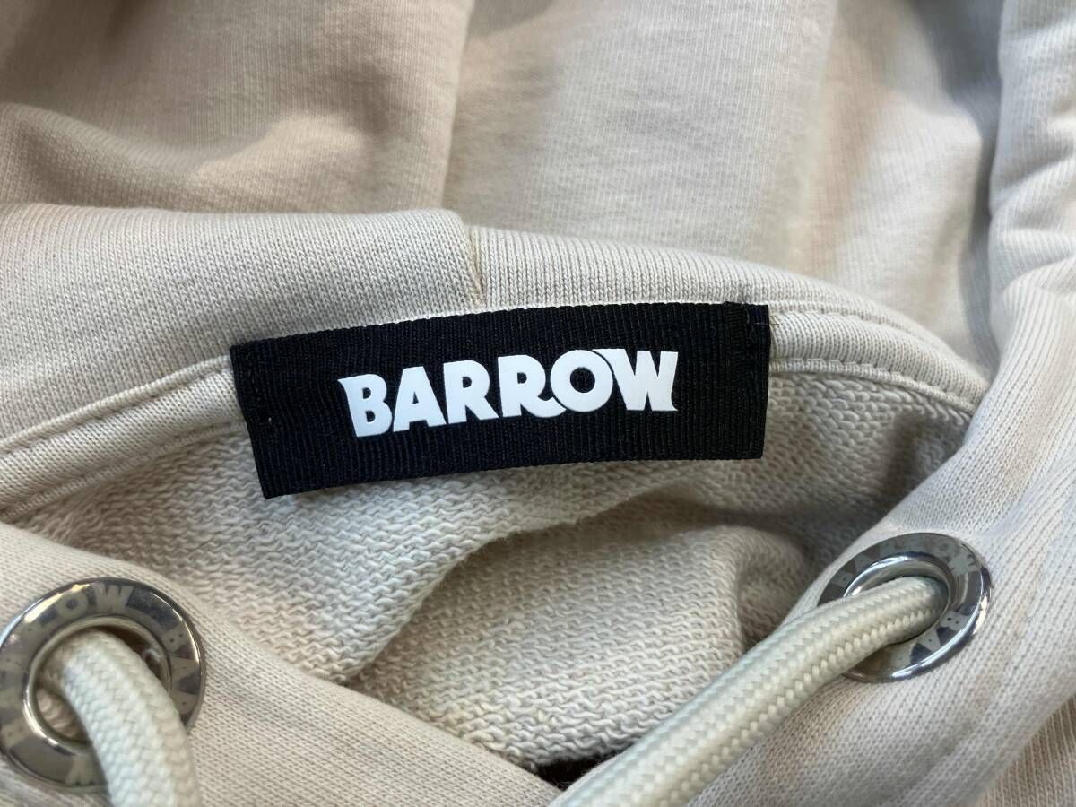 BARROW ／ バロウ ／ ベアロゴフーディ ／ パーカー ／ ブラック ／ L 
