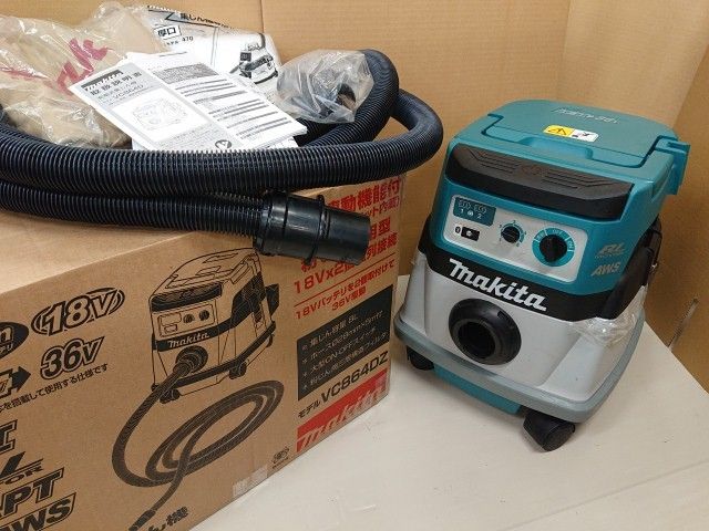 【未使用品】 マキタ 充電式集じん機 VC864DZ 本体のみ (バッテリ・充電器別販売) 粉じん専用 業務用 36V