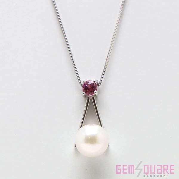 K18WG パール ネックレス アコヤ真珠 6.6mm 2.18g ベネチアン 40cm 洗浄済み 美品 32,370円