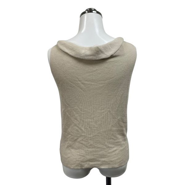 ◇ ロロピアーナ Loro Piana ニット ノースリーブ ドレープネック