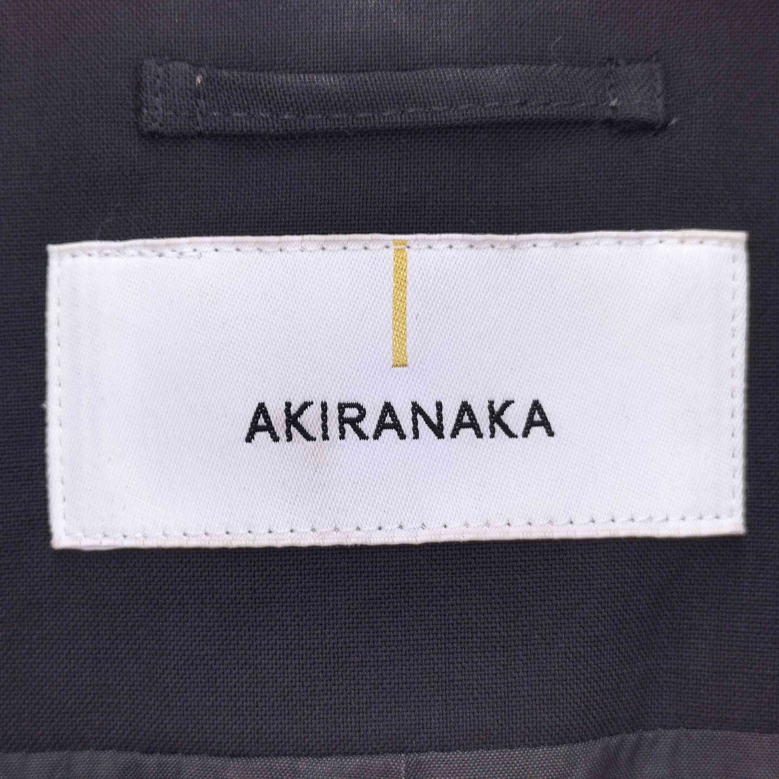 アキラナカ AKIRA NAKA 変形カッティング ノーカラー ジャケット
