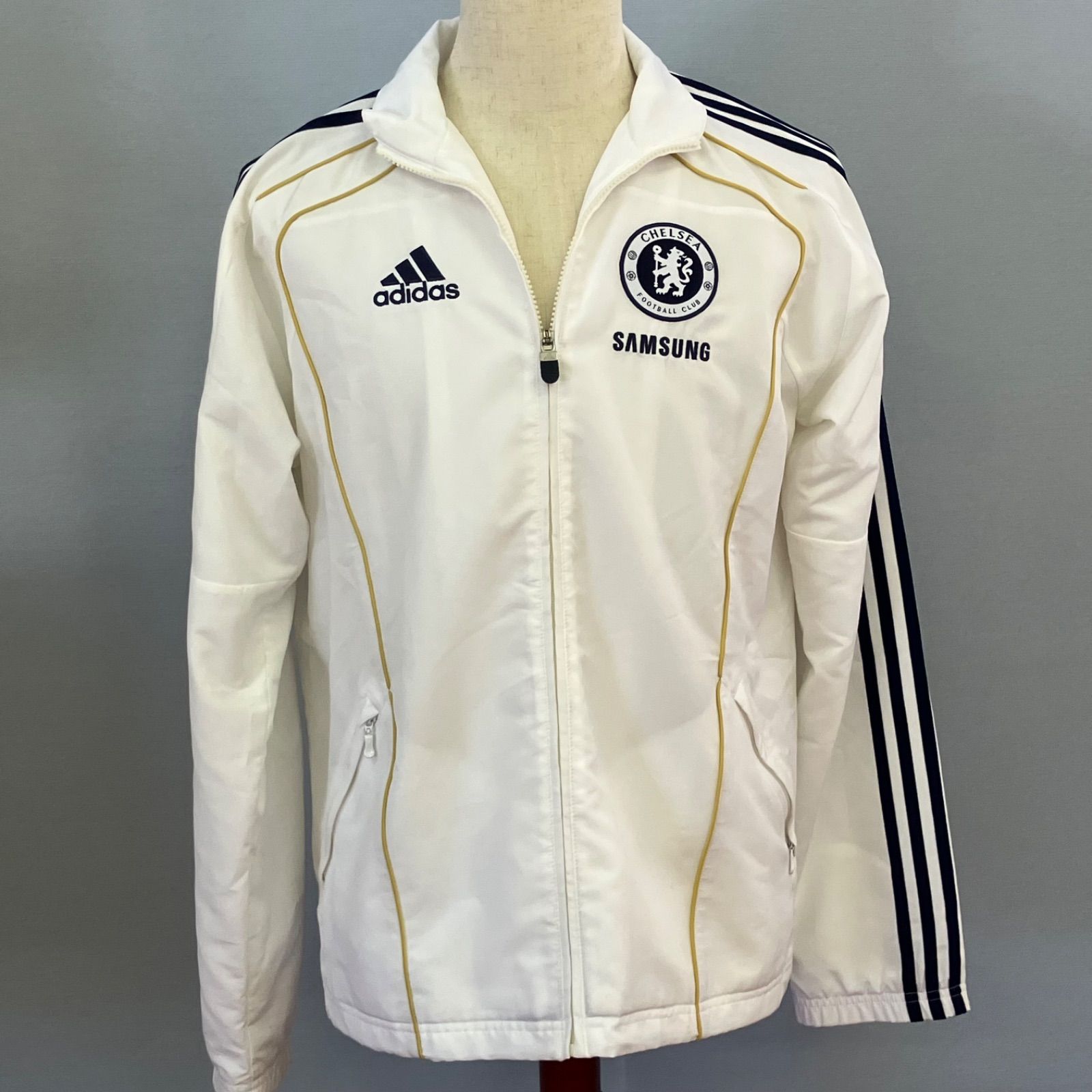 KW41 adidas チェルシーFC ナイロンジャケット SUMSUNGジャージ