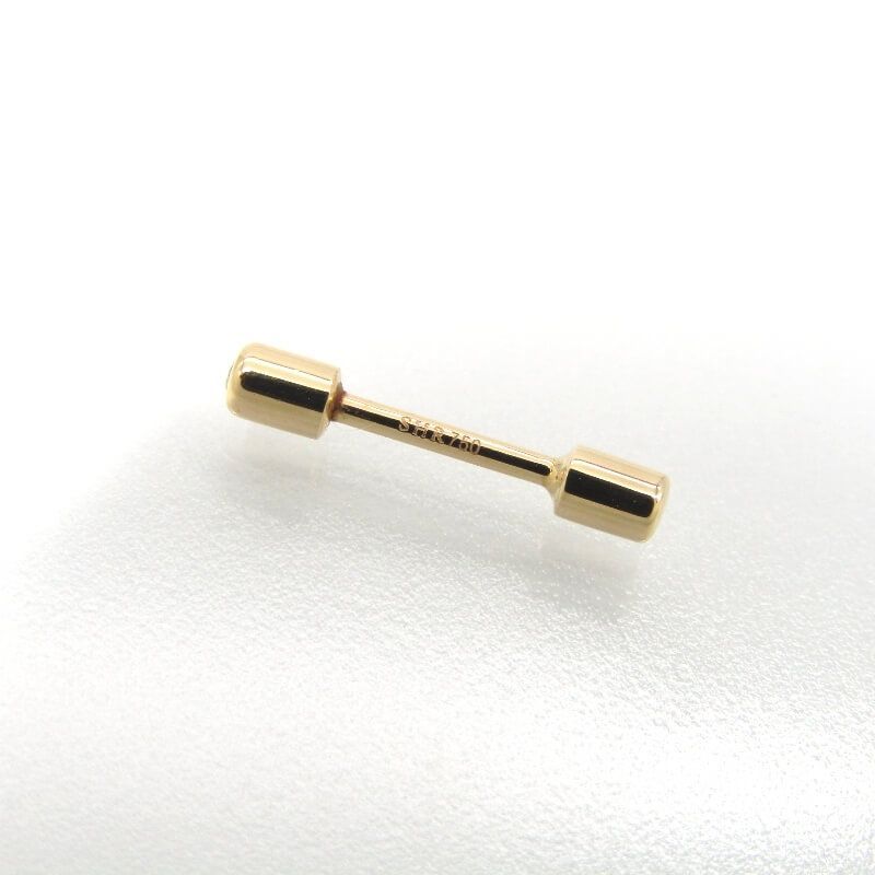 美品 SHIHARA シハラ ピアス K18YG ダイヤモンド Diamond Twist Pin